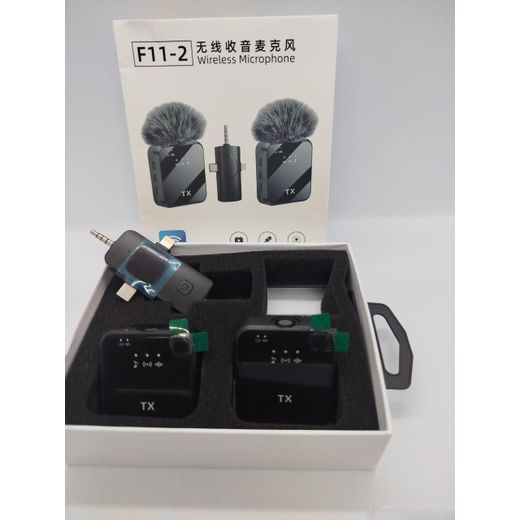 Generic Dual Mini Wireless Microphone USB C & Lightning for iPhone, Android Phone,Laptop,Noise Canceling Tiny Lavalier Microphone for Video Recording,TikTok,Plug-Play Lav Clip Mic. - image 3