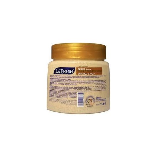 La Fresh  orange  Face & Body Scrub  -500ml - image 3