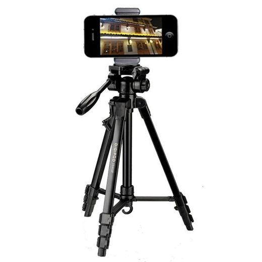 Generic Tripod-3366 Stable Camera Tripod Stand with Phone Holder for