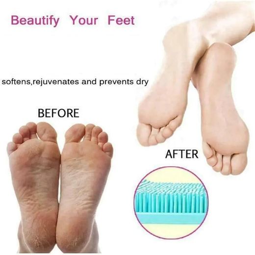 TodyJeyHo Shower Foot Scrubber Mat 2 Pcs Foot Bath Massager Shower Feet Cleaner Scrubber Washer Brush Remove Dead Skin Massage Foot for Cleaning Feet(Black) - image 3