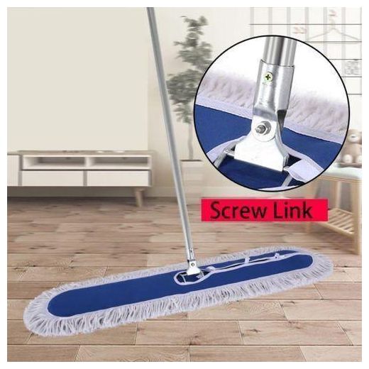 Industrial Dry Mop – Flat Dust Floor Mop for Home, Office & Commercial Cleaning Description