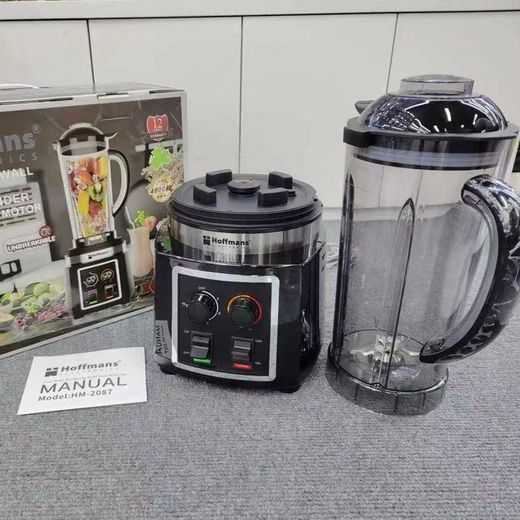 Hoffmans Heavy Duty Profesional Commercial Blender– 3.0L Unbreakable Jar,4800W, copper Motor,  Powerful Smoothie Maker, Ice Crusher, Juicer & Grinder with Stainless Steel blades for homes, restaurants, cafés, juice bars and commercial kitchens, black - image 4