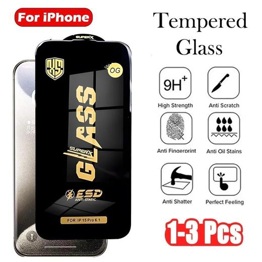 Generic iPhone 13 Pro Screen Protector - 2 Pack, Full Coverage, Glass - image 4