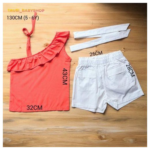 Fashion Chic Western Style Short Set - Red And White