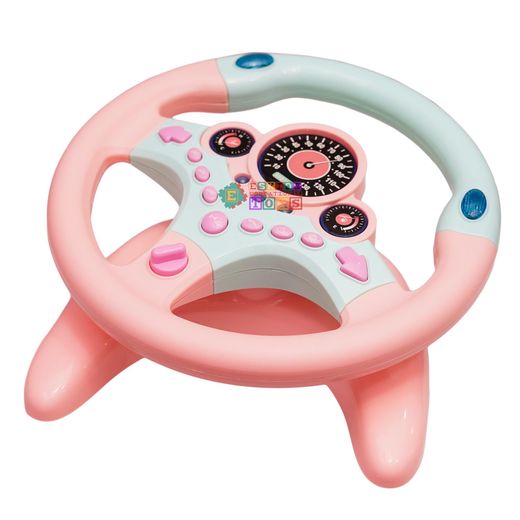 Generic  Kids Simulation Steering Wheel Toy - image 3