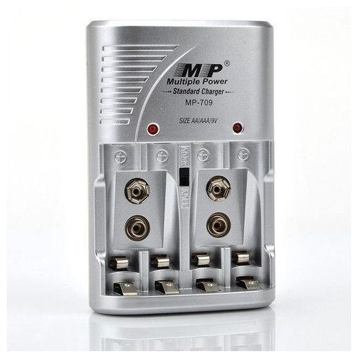 Multiple Power Universal Battery Charger – 4-Slot AA, AAA & 9V, Ni-MH/Ni-CD, 220V Mains - image 4