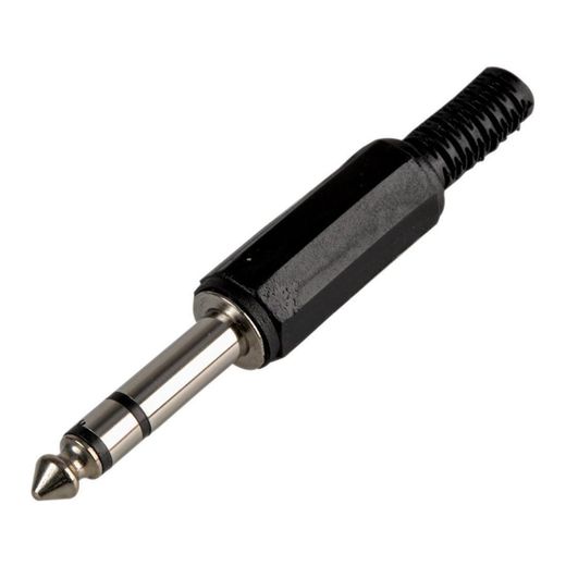Generic 6.35mm TRS Stereo Jack Connector Plug 1/4 Inch 6.3mm Solder Type DIY Phone Adapter for DJ Mixer Speaker Guitar Cable, Phono Patch Cable, Microphone Cable, XLR Cable, Audio Cable
