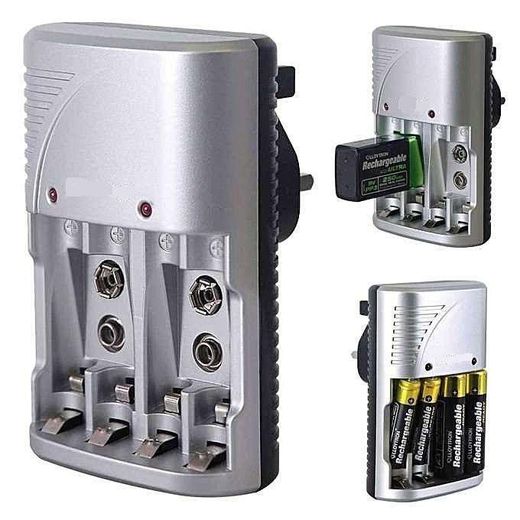 Generic Multiple Power Universal Battery Charger – 4-Slot AA, AAA & 9V, Ni-MH/Ni-CD, 220V Mains - image 2