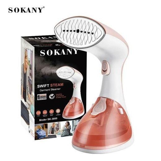 Sokany Heavy duty Handheld Clothes Steamer, Portable Garment Steamer Clothing for Home Office Travel, 30s Fast Heat-up 1500W Powerful steam Iron with 260ML Large Water Tank, Mini Compact Fabric Wrinkle Remover - image 2