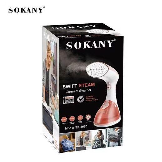 Sokany Heavy duty Handheld Clothes Steamer, Portable Garment Steamer Clothing for Home Office Travel, 30s Fast Heat-up 1500W Powerful steam Iron with 260ML Large Water Tank, Mini Compact Fabric Wrinkle Remover - image 4