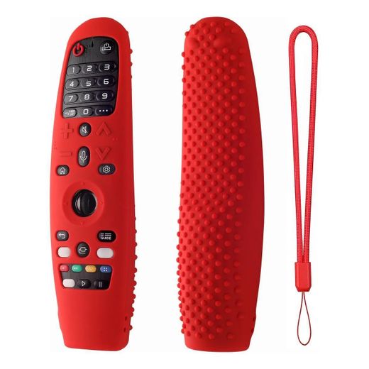 Replacement LG Magic Remote Control with Silicone Case Compatible with LG OLED, QNED, NanoCell and UHD Smart TVs RED