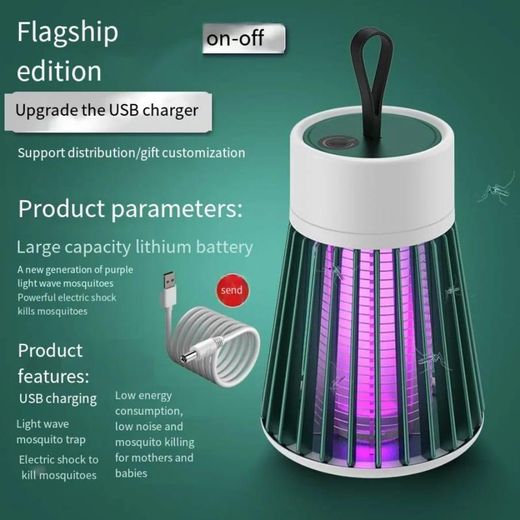 Generic Portable UV Mosquito Killer Lamp Led Night Light - image 2