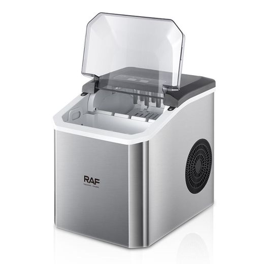 RAF R.0300 Ice Machine Portable Carry Handle Self-Cleaning Ice Makers With Basket and Scoop