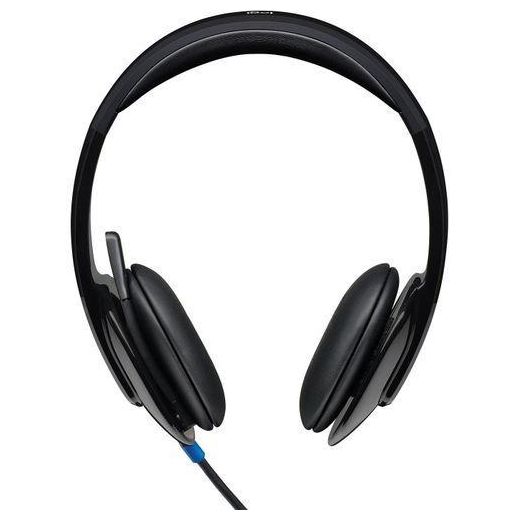 Logitech H540 (981-000480) USB Wired Headset – Noise-Cancelling Microphone, Stereo Headphones for Laptop, PC, Desktop, Online Calls & Gaming - image 3