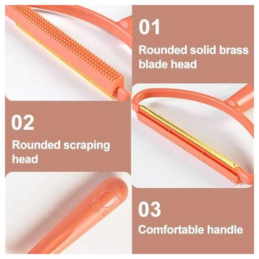 Generic Double Sided Lint Remover Hair Remover Carpet Brush - image 2