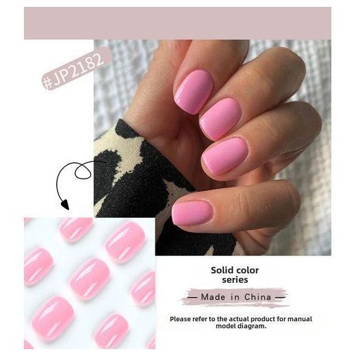Generic Checkerboard Acrylic Fake Nails Art Kit – 24pcs Quick, Safe & Stunning DIY Manicure - image 2