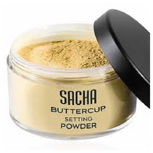 Sacha'S Sacha'S Sacha Buttercup Setting Powder - Flashback-Safe, Oil-Free, 20g - Ideal for Baking & Highlighting - image 2