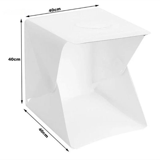 Generic 40x40cm Portable Photo Studio LED Light Tent with Backdrops for Small Business Product Photography - image 3