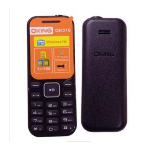 Oking OK310 1.77" Screen button phone Wireless FM, 1000mAh, Triple sim cards - image 2