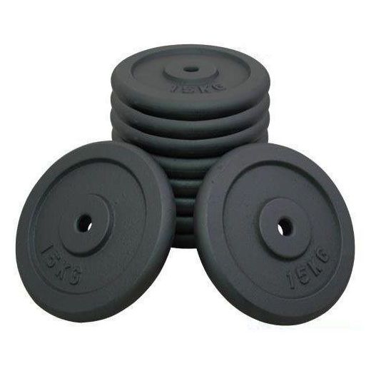 Generic 15kg Barbell Cast Iron Weight Plates - image 2