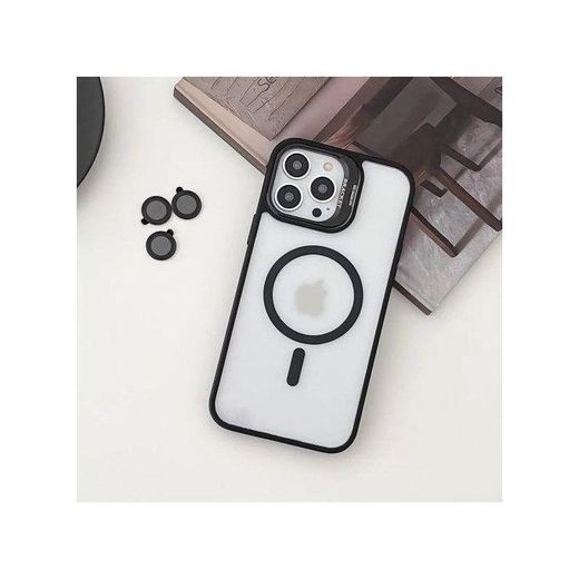 Magsafe2  Magnetic case for iPhone 11 promax camera bracket camera protectors, clear Acrylic, stand+TPU Magmetal cover