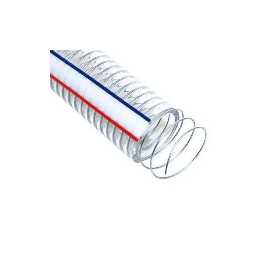 Premier  4-inch BY 30M heavy-duty PVC suction pipe with clear steel wire reinforcement - image 3
