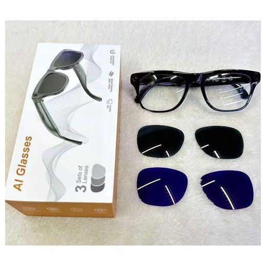 TG Smart Glasses with 5MP Camera,AUDIO RECORDING & Real-Time AI Translation 1080P Stabilized VIEWS - image 2