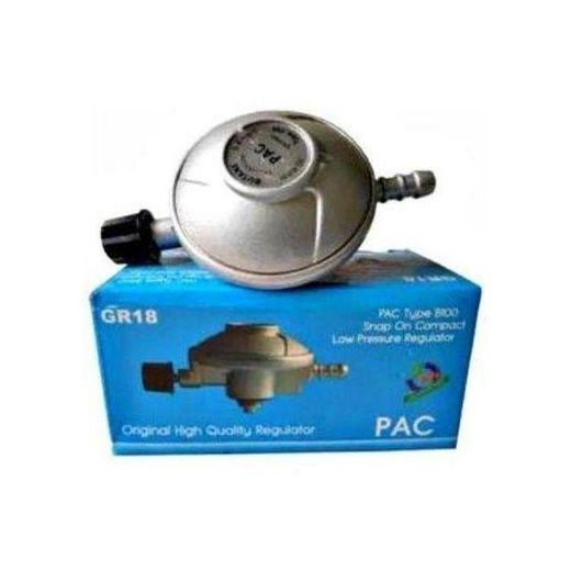 Pac UNIVERSAL 6KG GAS REGULATOR FOR 2 MEKO TABLETOP COOKER BURNERS – SAFE, DURABLE & LONG LASTING COOKING SOLUTION