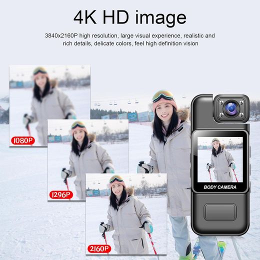 Generic Ultra-Clear 1080P Wearable Security Camera with Night Vision, Long Battery Life, Wide-Angle Lens, and Clip-On Mount – Perfect for Personal & Professional Use - image 2