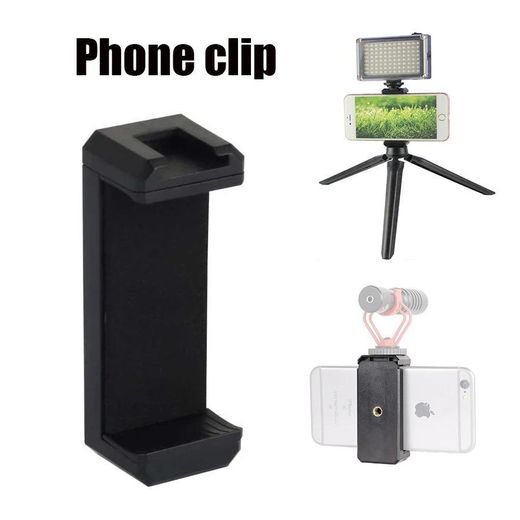 Generic Universal Tripod Phone Mount Holder with Adjustable Width and Durable Spring Loaded Clamp - image 3