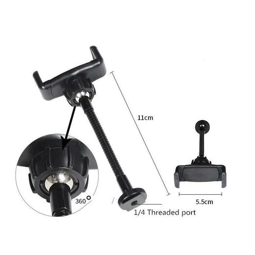 Generic 14-Inch QX-360 LED Ring Light Dimmable Adjustable Brightness USB Powered Tripod Stand Phone Holder for TikTok YouTube Vlogs and Makeup Tutorials - image 2
