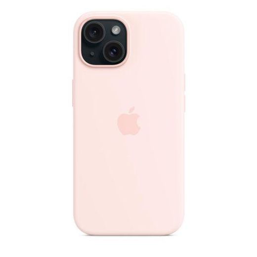 Apple IPhone 15 Liqiud Silicone Cover/case-pink - image 3