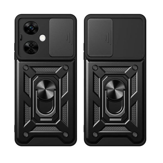 Generic For Oneplus Nord CE 3 Lite/ Nord N30 5G Case,Sliding Camera Lens Cover 360° Rotating Ring Cover