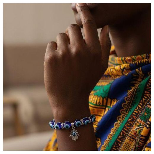 Fashion Women's Bracelet - Blue/Silver - image 2