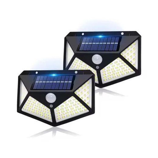 Generic Solar Light Solar Light Black IP67 Waterproof LED Solar Flood Light - Easy Install, Automatic Charging, Wall Mount - image 2