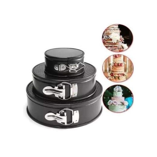 Generic 3 Pcs Set Cake Mold Baking Tin - image 3