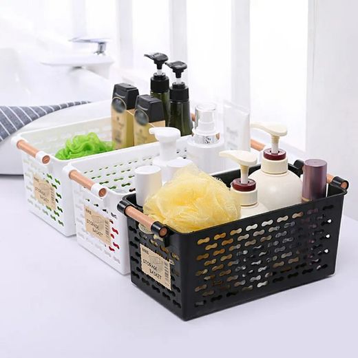 Generic Multi-Purpose Plastic Storage Basket - 30.5x15x12.5cm - Eco-Friendly Kitchen Organizer - image 2