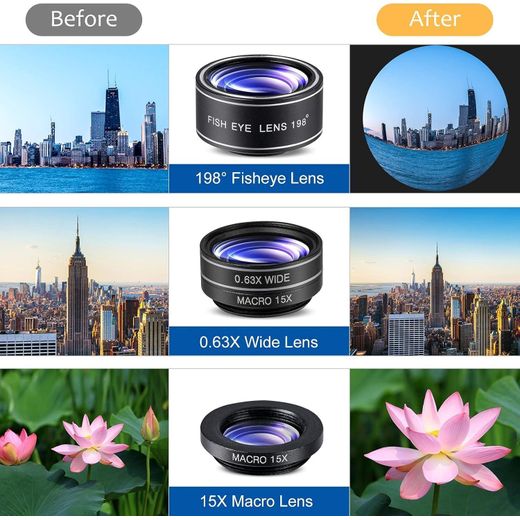 Generic 10 in 1 mobile phone camera lens kit, mobile phone auxiliary photography lens - image 4
