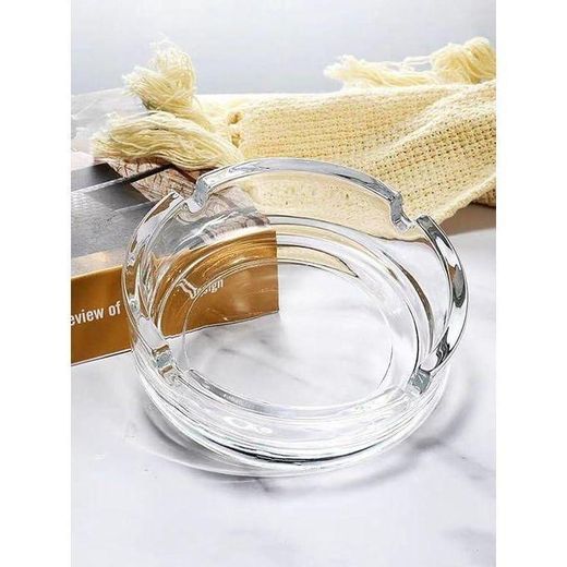 Generic Crystal Glass Round Ash Tray - image 4