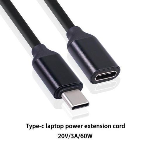 Generic Type C /USB C Male to Female Fast Charging Data Transmission Extension Cable - 1m