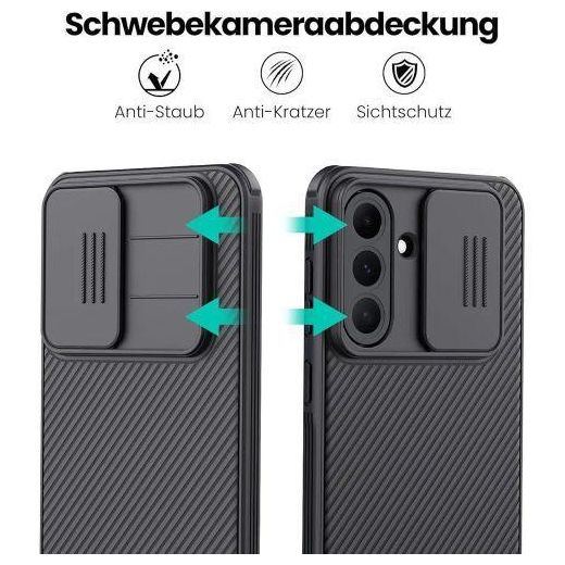 Org Ncc CamShield Pro Magnetic Series Cover Case for Samsung Galaxy A57, Transparent Black - image 2