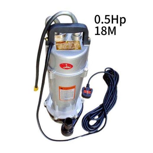Maxpolar Heavy duty 0.5HP, 18M Stainless Steel Submersible Water Pump, Suitable for Pumping Dirty Water, Great for Swimming Pools, Flooded Cellars, Large Ponds & More with a floating switch - image 2