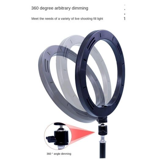 Generic 10 Inch Ring Light Kit with Adjustable Lighting Modes for Ph - image 4