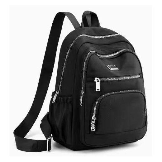 Fasfion  Women Backpack Bag Shoulder Bags PU Leather Travel Bag-Black - image 2