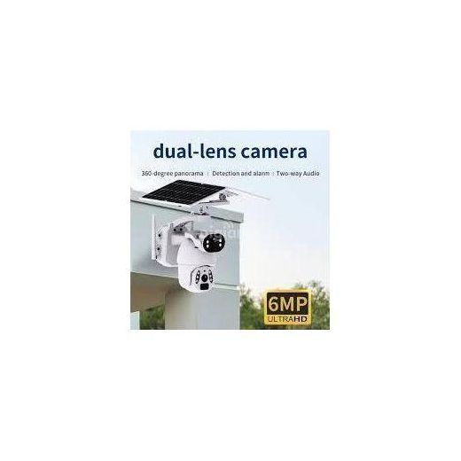 Generic 6MP Ubox Dual Lens 4G CAMERA Huam Tracking Battery Charger 4X Zoom Ptz Solar Powered 4G Sim Card Solar Camera - image 3