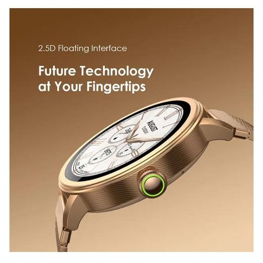 Oraimo Watch Muse, 1.32” AMOLED, IP68 Smart Watch, Gold - image 3
