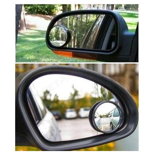 2pcs Car Blind Spot Mirrors 360 Degree Car Blind Spot Mirror Sides Wide Angle Exterior Automobile Convex Rear View Mirrors