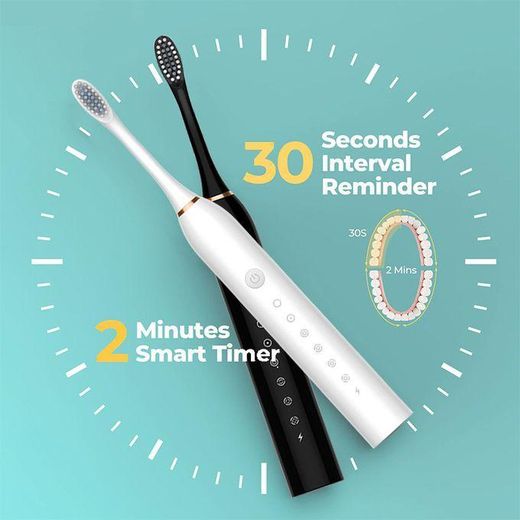 Generic Six-speed Electric Toothbrush USB Charging-White - image 4