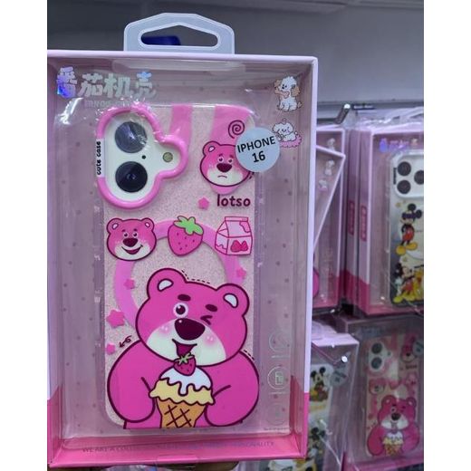 Generic Cute Cartoon TPU Case for Apple iPhone 16 in Pusheen Purple - Slim, Shockproof, and MagSafe Compatible