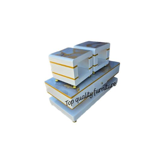 New Arrival High-Quality Coffee Table With Stools – Space-Saving Design, Elegant Finish